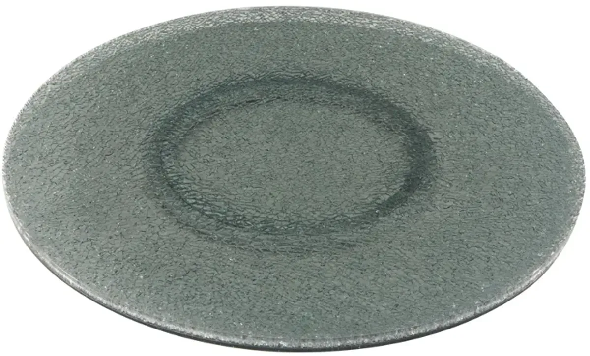 Smoked, Crack-Glass Lazy Susan