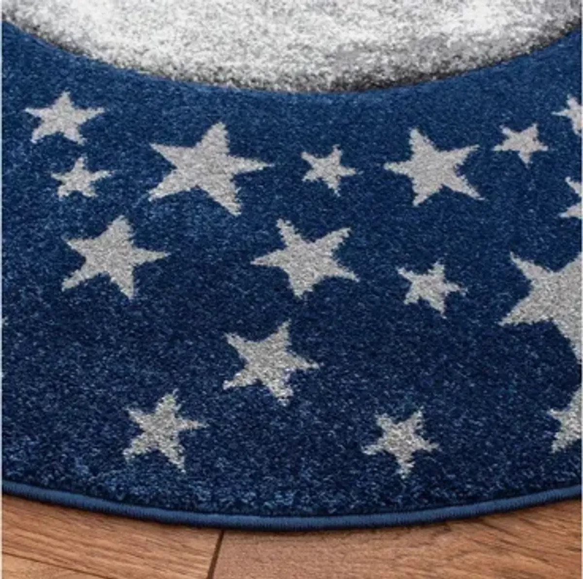 Carousel Earth Kids Area Rug Round