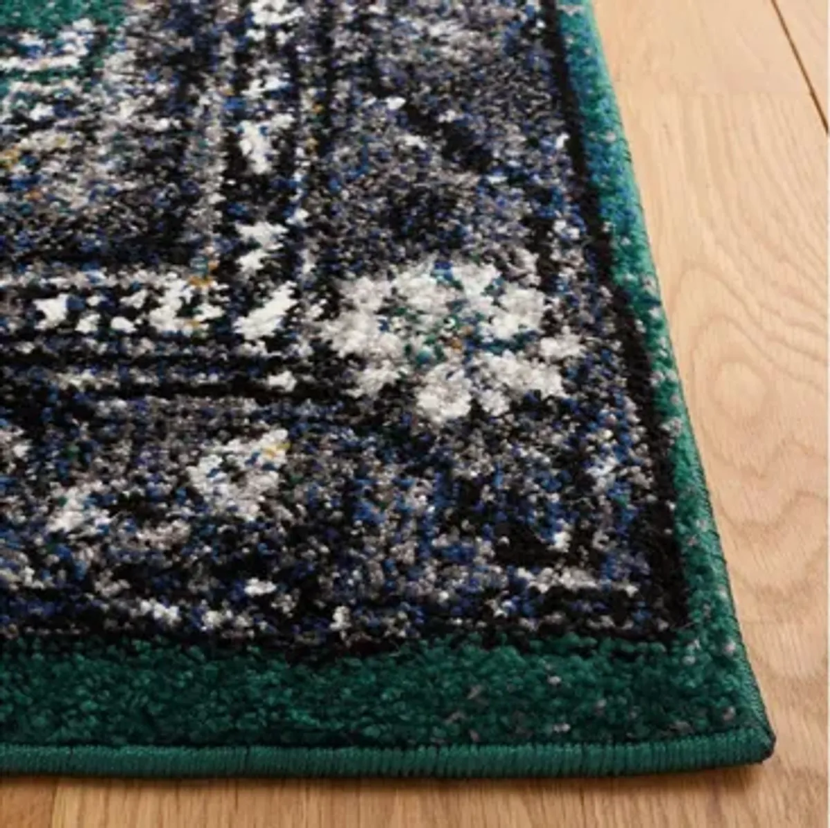 Hamadan Green Area Rug
