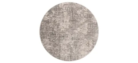 Sosa Round Area Rug in Gray by Safavieh
