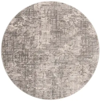 Sosa Round Area Rug in Gray by Safavieh