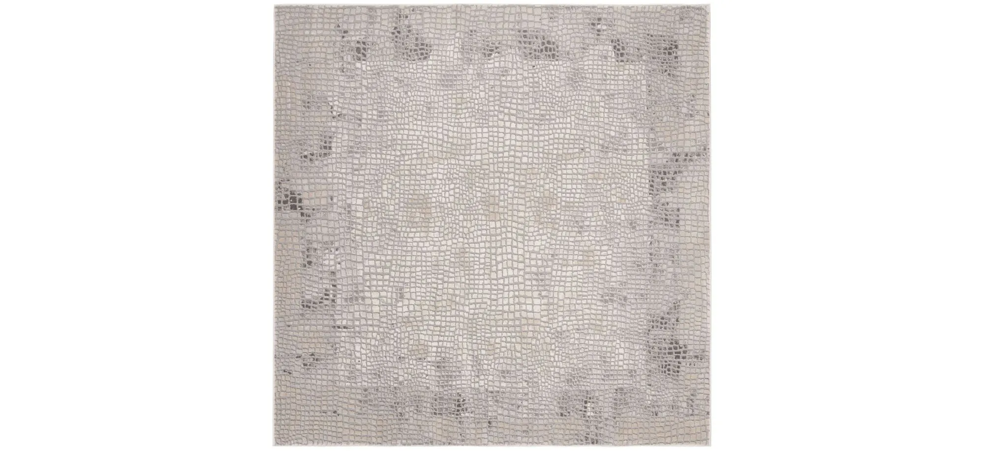 Nicki Square Area Rug in Taupe; Gray by Safavieh