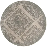 Sutton Round Area Rug in Taupe by Safavieh