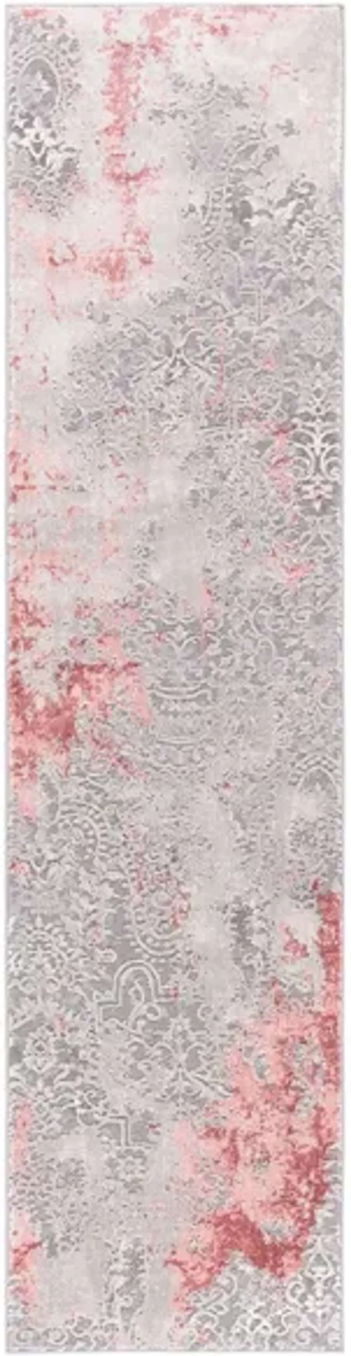 Garett Area Rug in Light Gray; Pink by Safavieh