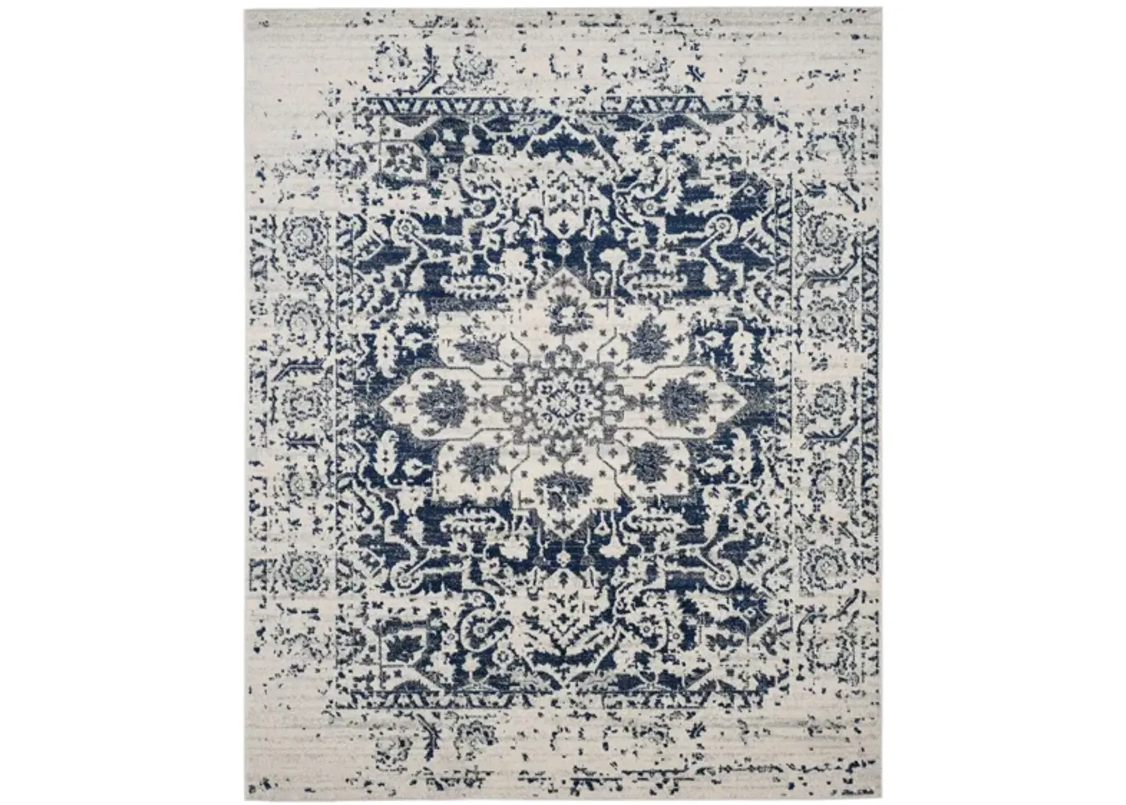 Madison Area Rug in Cream/Navy by Safavieh