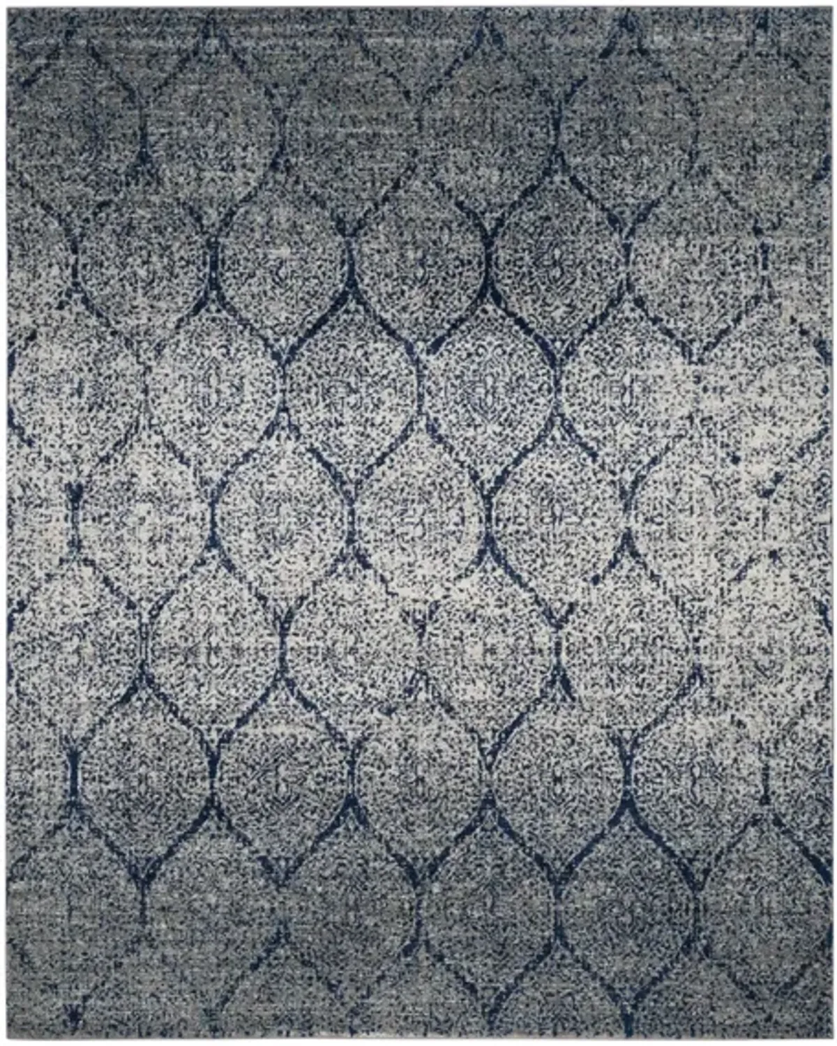 Madison Area Rug in Navy/Silver by Safavieh