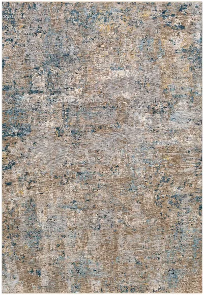 Mirabel Rug in Navy, Denim, Cream, Dark Brown, Saffron, Taupe, Light Gray by Surya