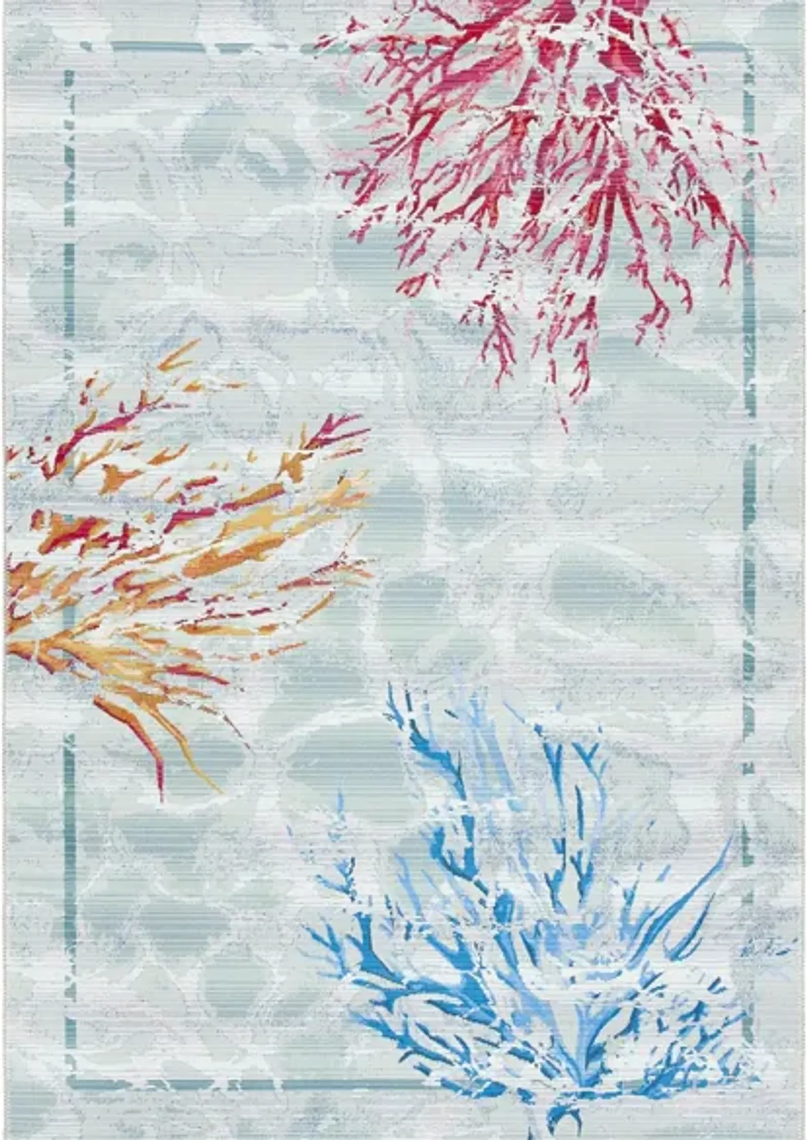 Barbados Coral Indoor/Outdoor Area Rug