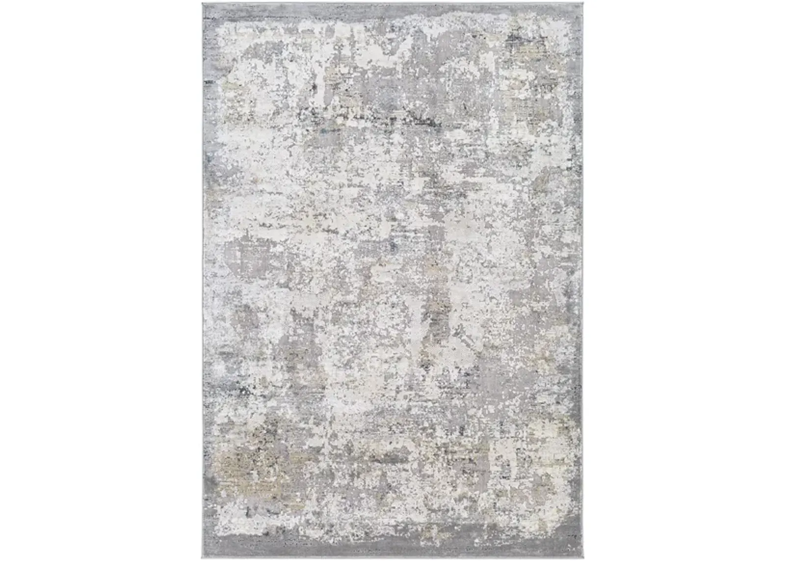 Norland Nelson Rug in Light Gray, Charcoal, Cream, Khaki, Navy by Surya