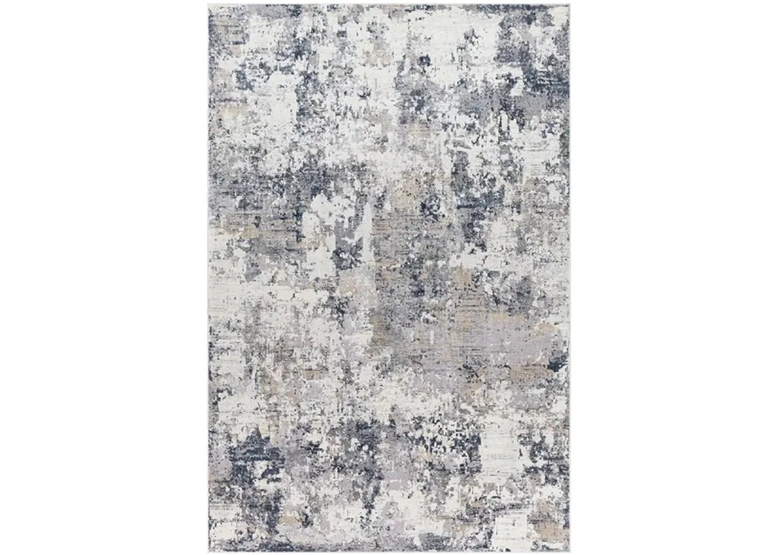 Norland Middleton Rug in Light Gray, Charcoal, Navy, Butter, Cream by Surya