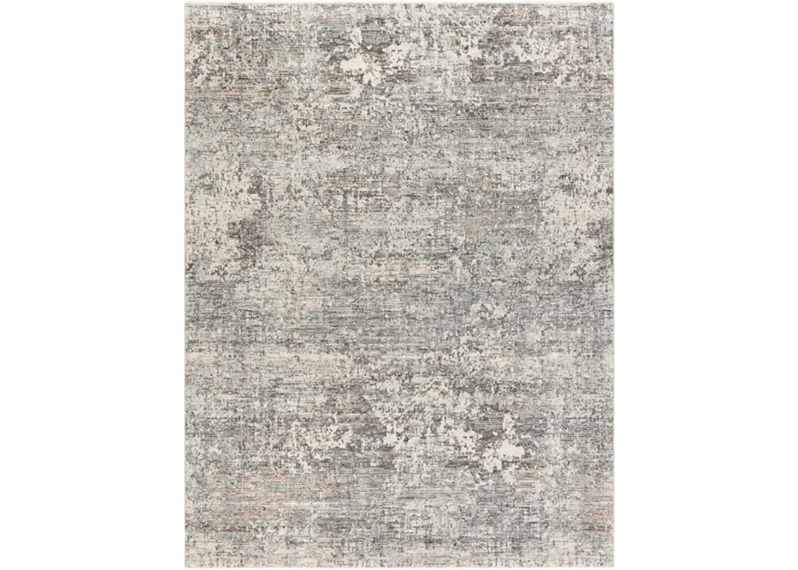 Presidential Pyrite Rug in Pale Blue, Medium Gray, Butter, Charcoal, Ivory, Bright Blue, Lime, Peach, Burnt Orange by Surya