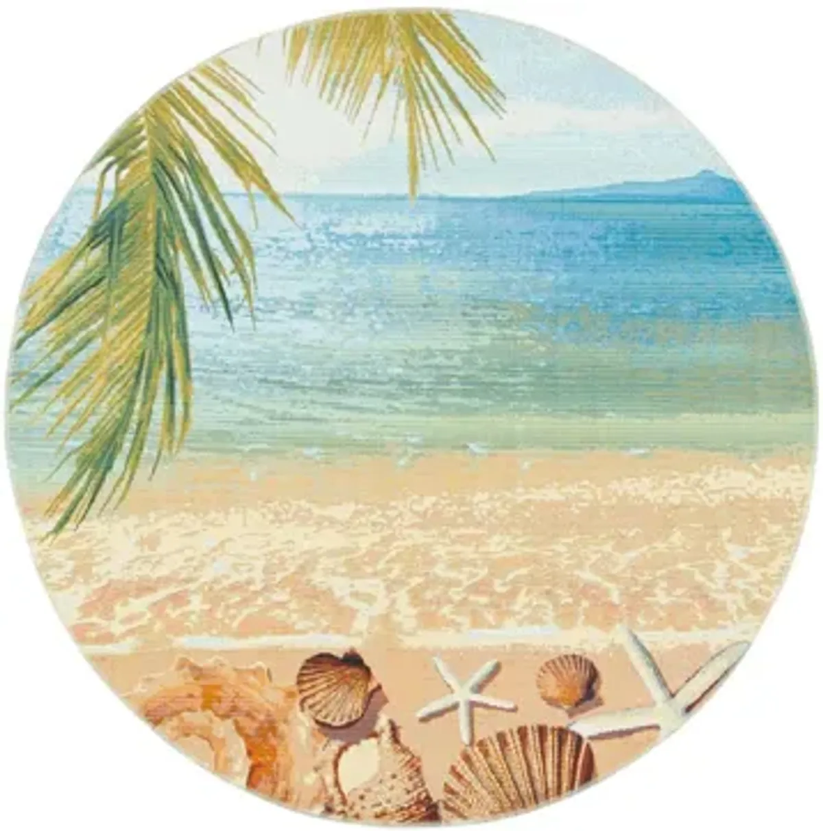 Barbados Shell Indoor/Outdoor Area Rug