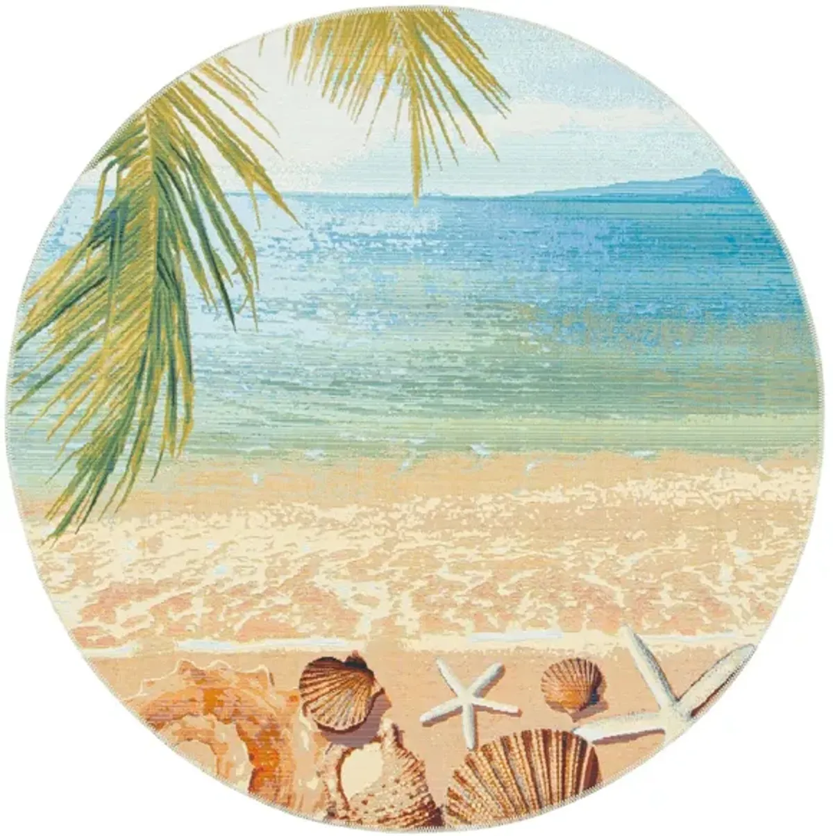 Barbados Shell Indoor/Outdoor Area Rug