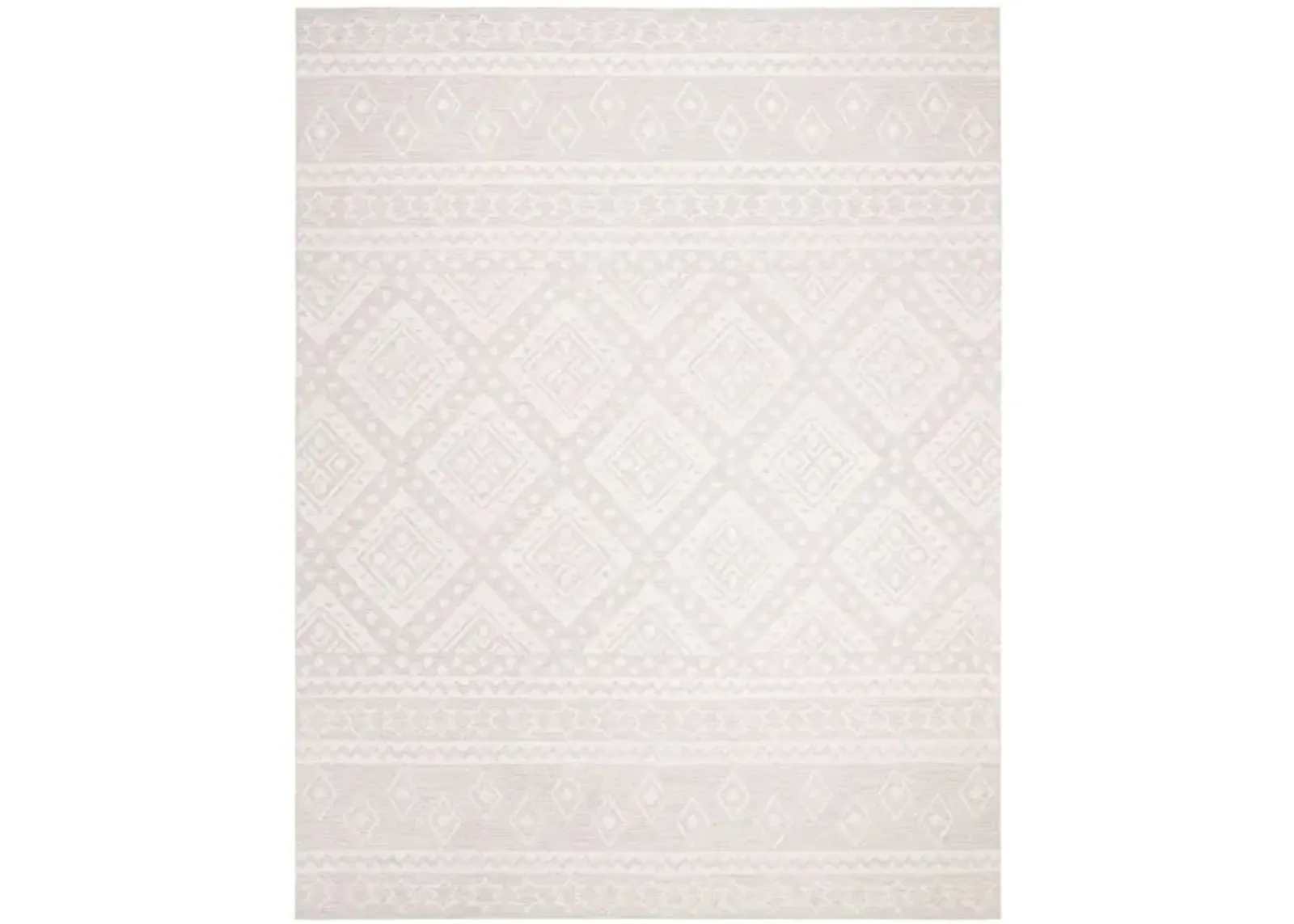 Miyamoto Area Rug in Gray & Ivory by Safavieh