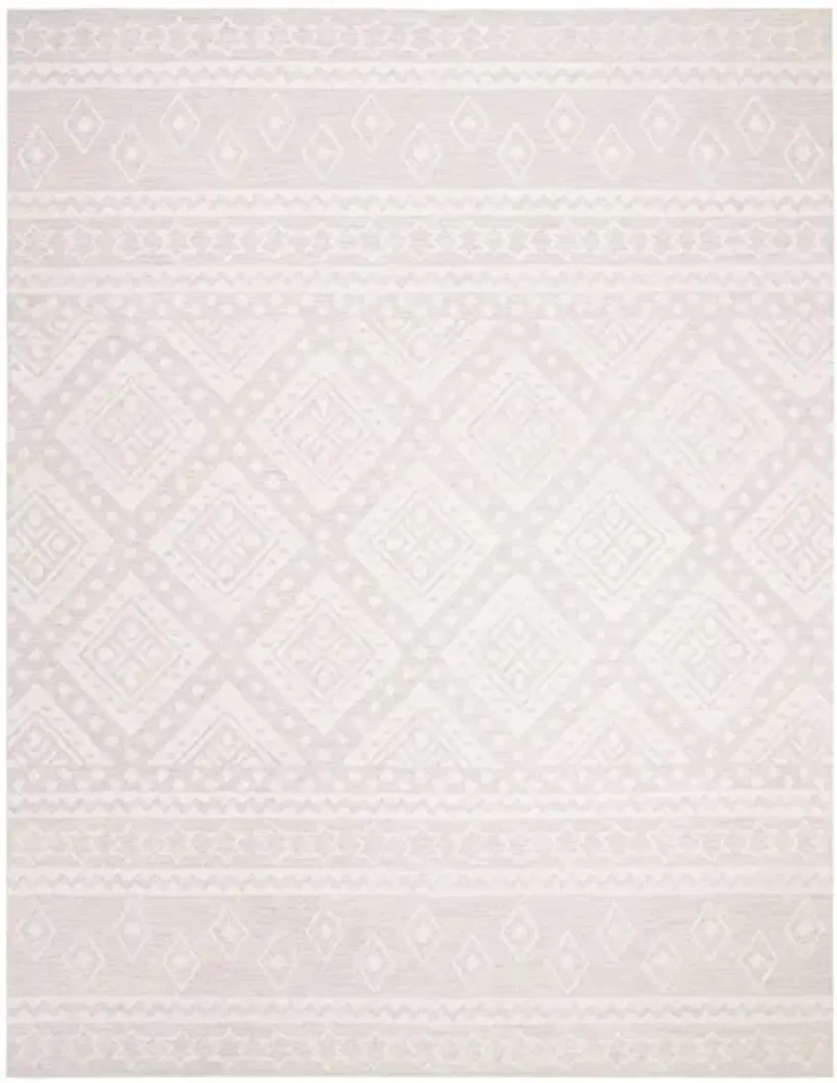 Miyamoto Area Rug in Gray & Ivory by Safavieh