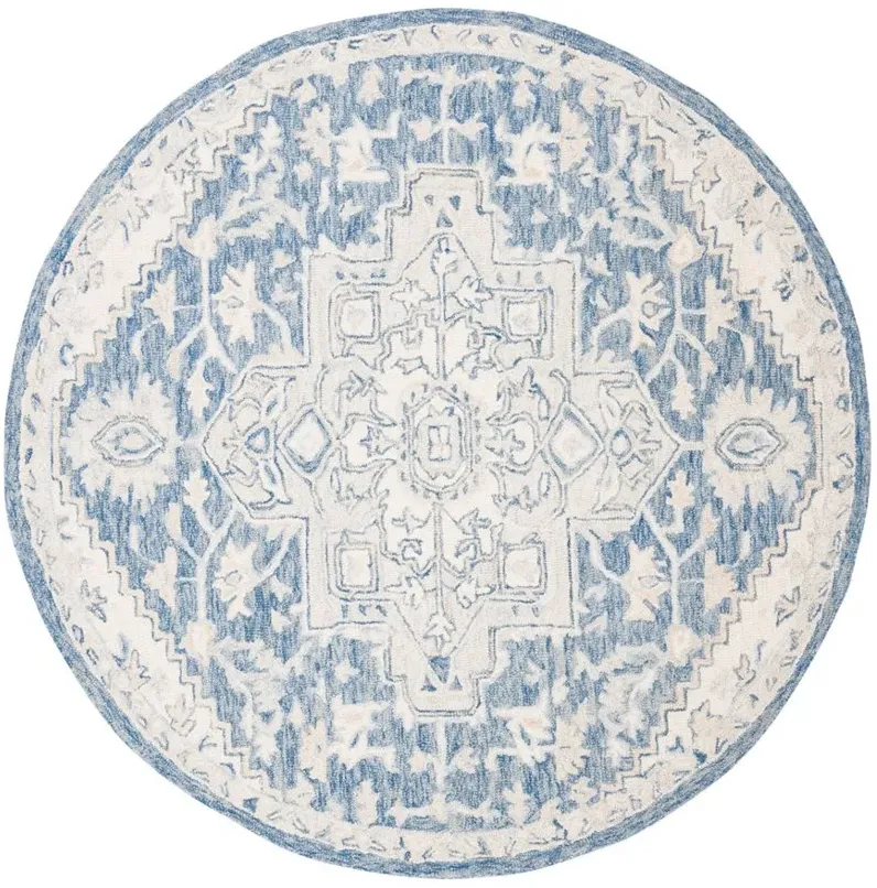 McGrath Area Rug in Blue & Ivory by Safavieh