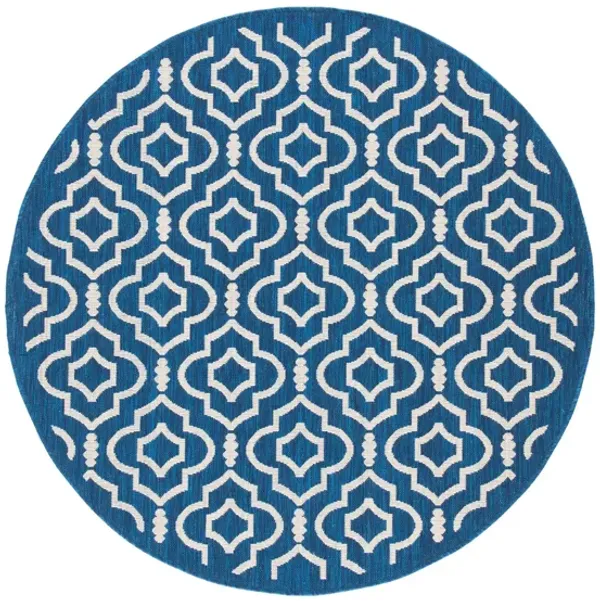 Courtyard Key Indoor/Outdoor Area Rug Round