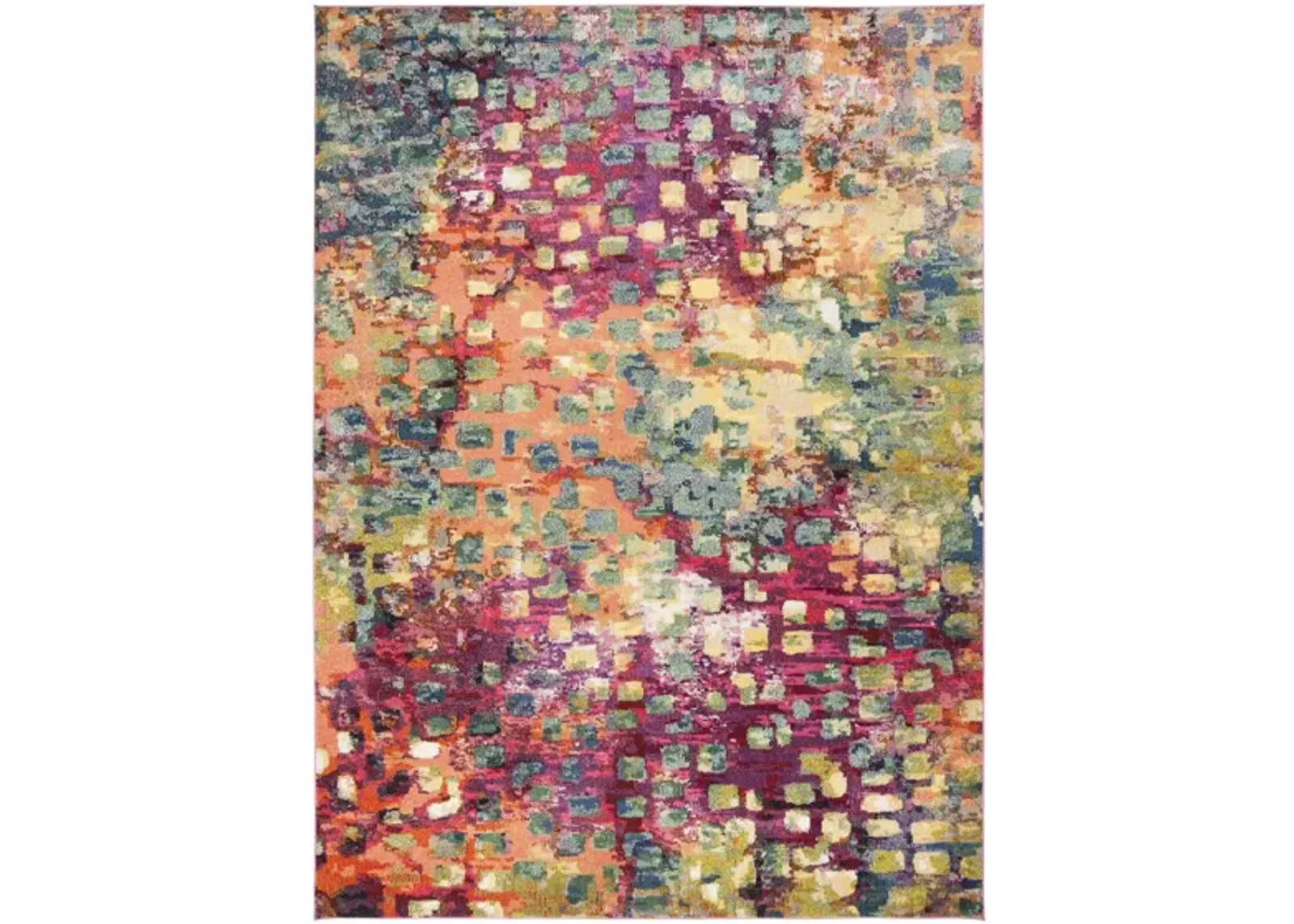 Monaco Area Rug in Pink/Multi by Safavieh