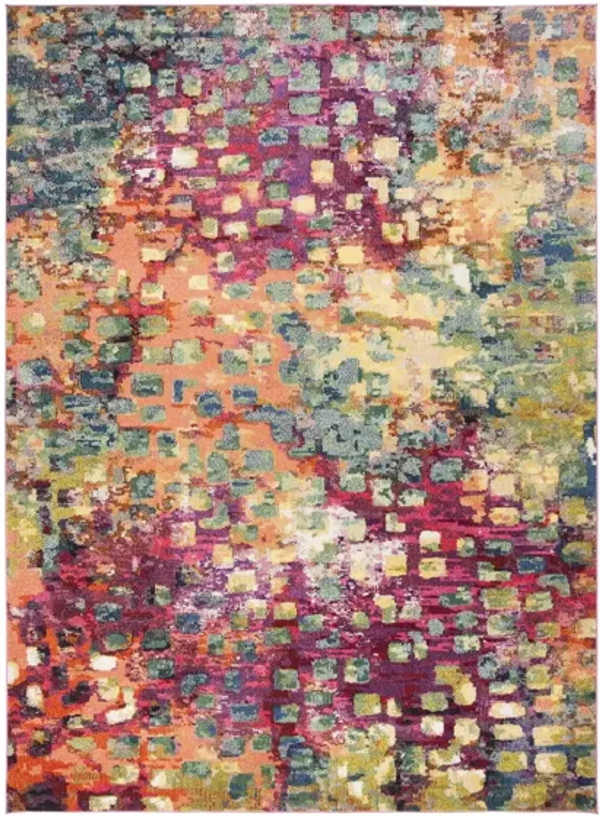 Monaco Area Rug in Pink/Multi by Safavieh