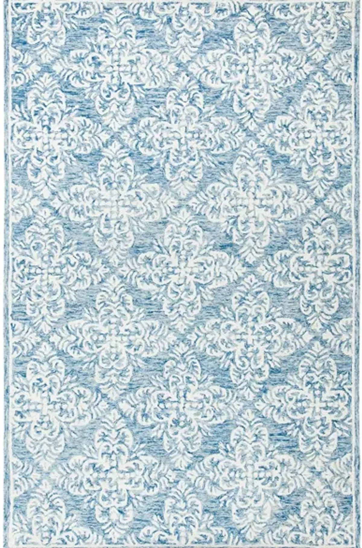 Fred Area Rug in Blue & Cream by Safavieh