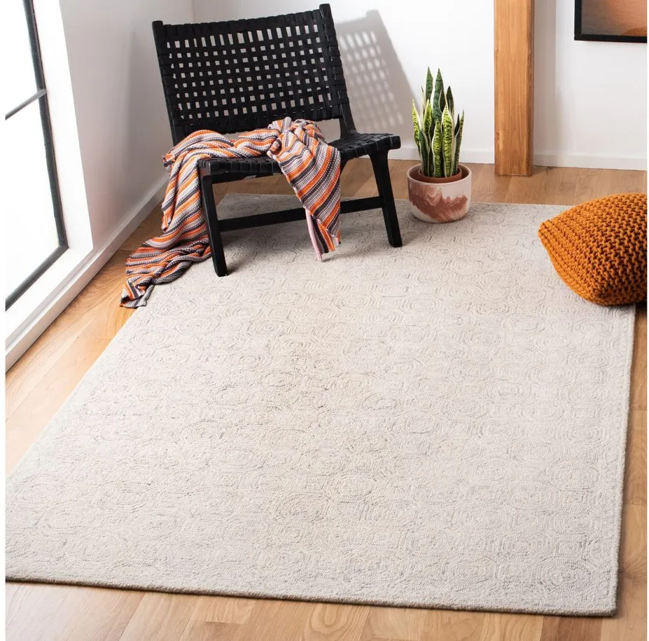 Dupree Area Rug in Silver & Gray by Safavieh