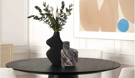 Large Pika Vase in Grey Marble by Tov Furniture