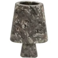 Medium Samma Vase in Grey Marble by Tov Furniture