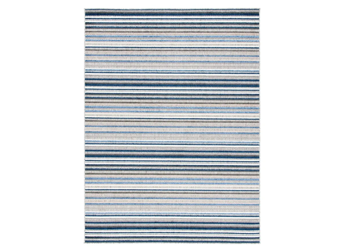 Cabana I Area Rug in Gray & Blue by Safavieh