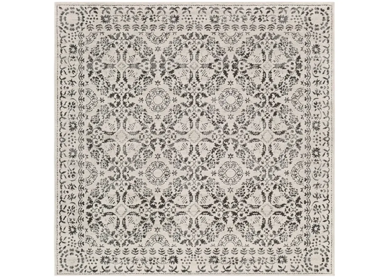 Bahar Area Rug in Medium Gray, Charcoal, Beige, Taupe by Surya