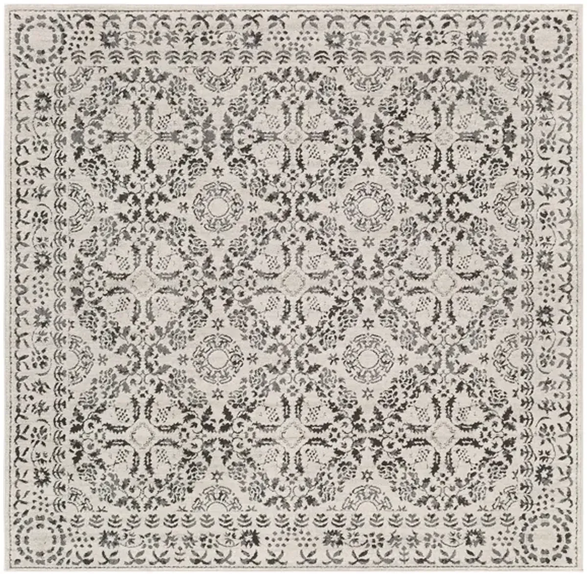 Bahar Area Rug in Medium Gray, Charcoal, Beige, Taupe by Surya