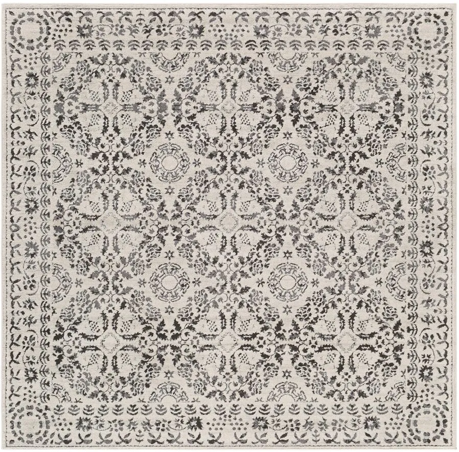 Bahar Area Rug in Medium Gray, Charcoal, Beige, Taupe by Surya