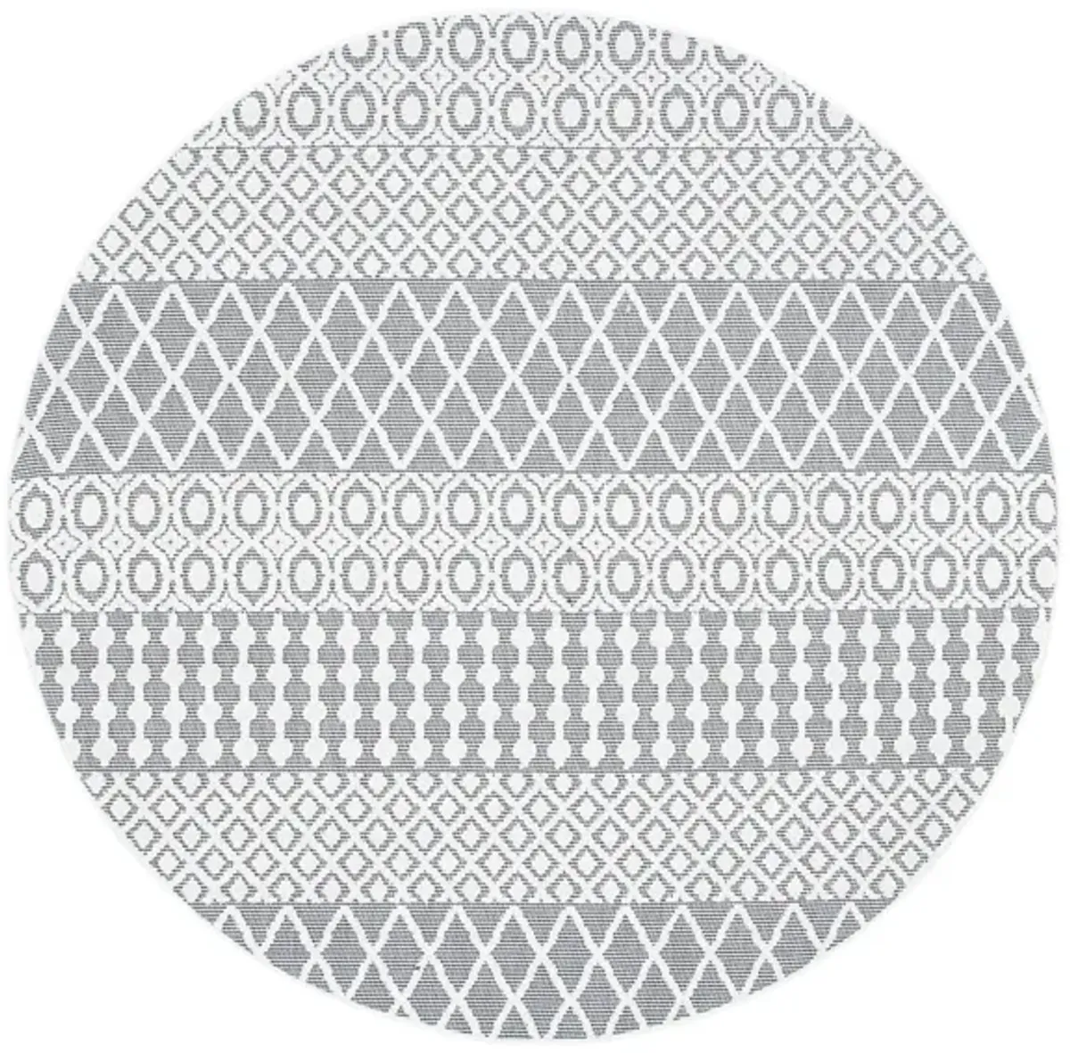 Cabana IV Area Rug in Ivory & Gray by Safavieh