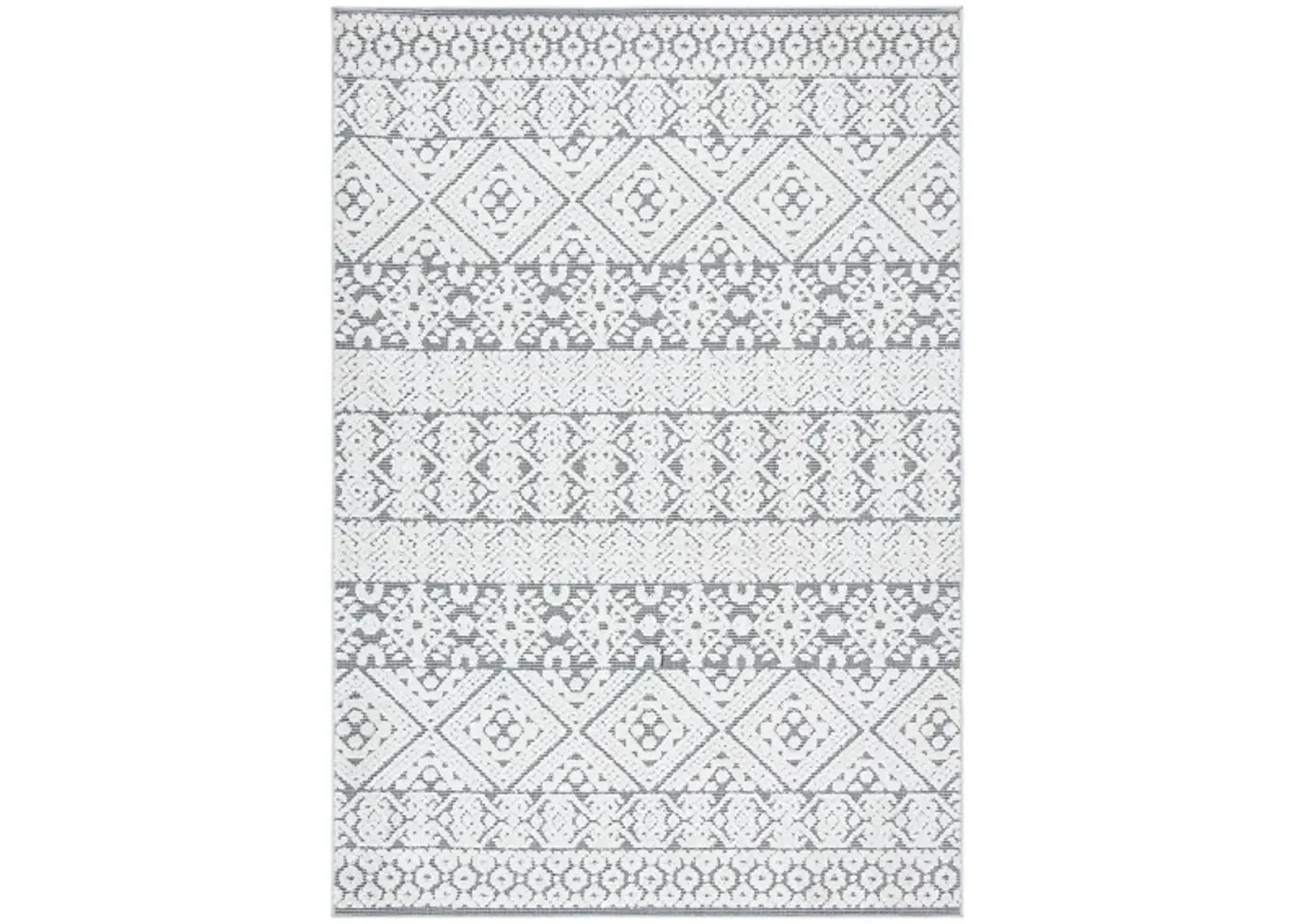 Cabana IV Area Rug in Ivory & Gray by Safavieh