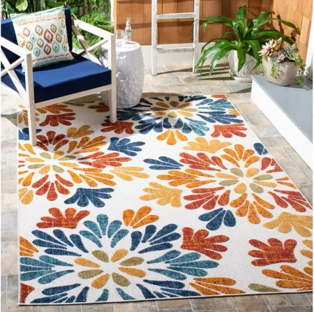 Cabana IV Area Rug in Creme & Red by Safavieh