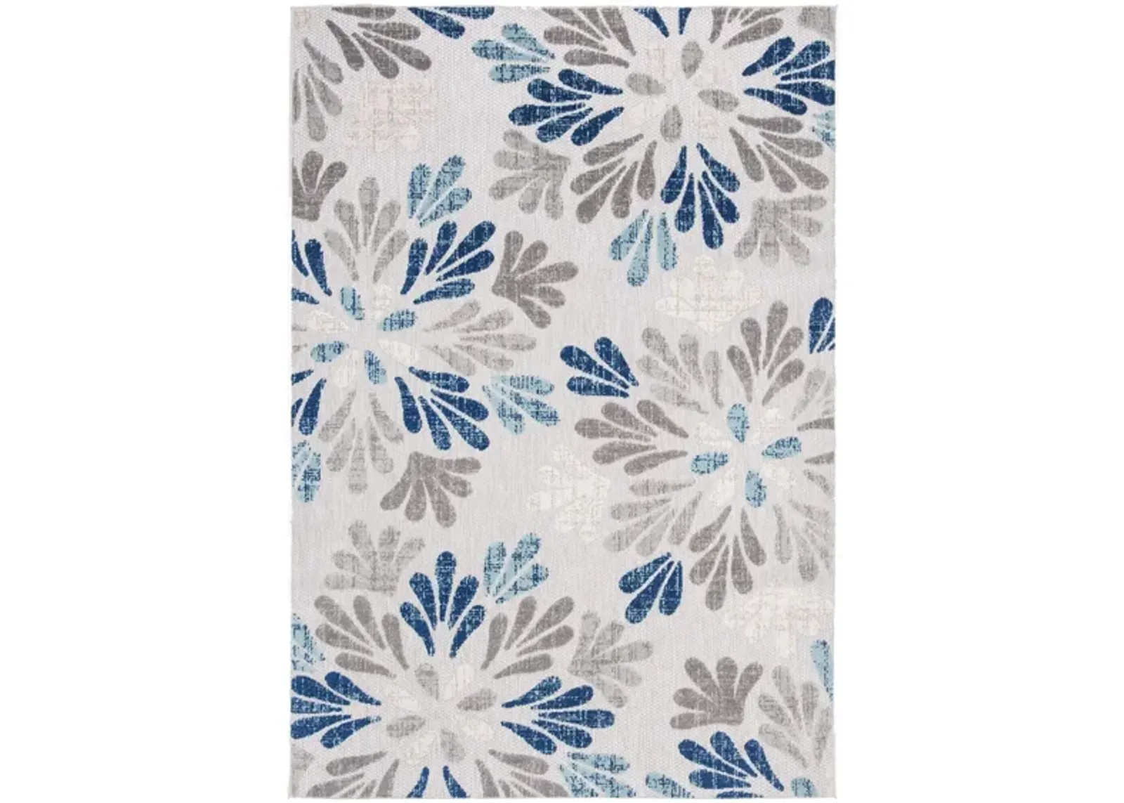 Cabana IV Area Rug in Gray & Blue by Safavieh