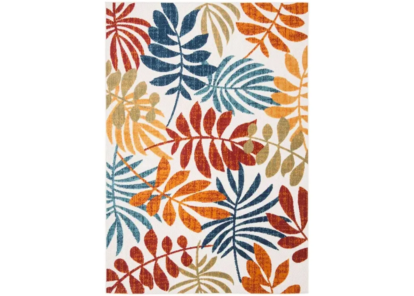 Cabana V Area Rug in Creme & Red by Safavieh