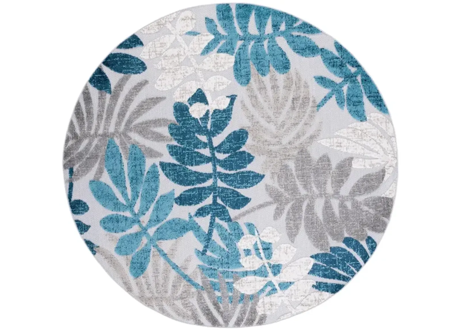 Cabana V Area Rug in Gray & Blue by Safavieh