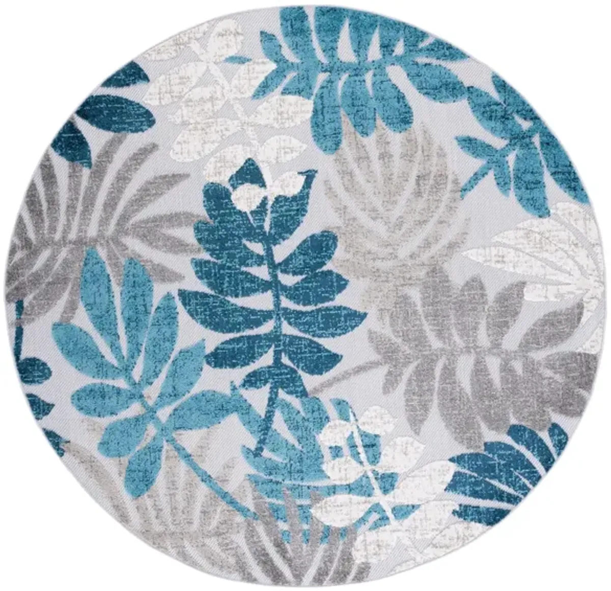 Cabana V Area Rug in Gray & Blue by Safavieh