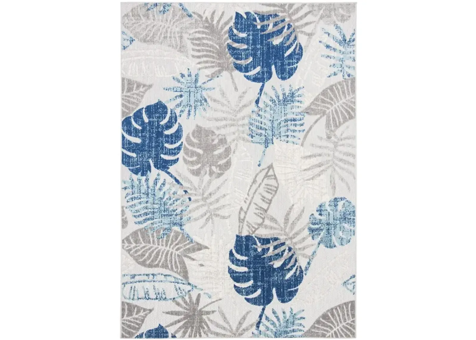 Cabana V Area Rug in Gray & Blue by Safavieh