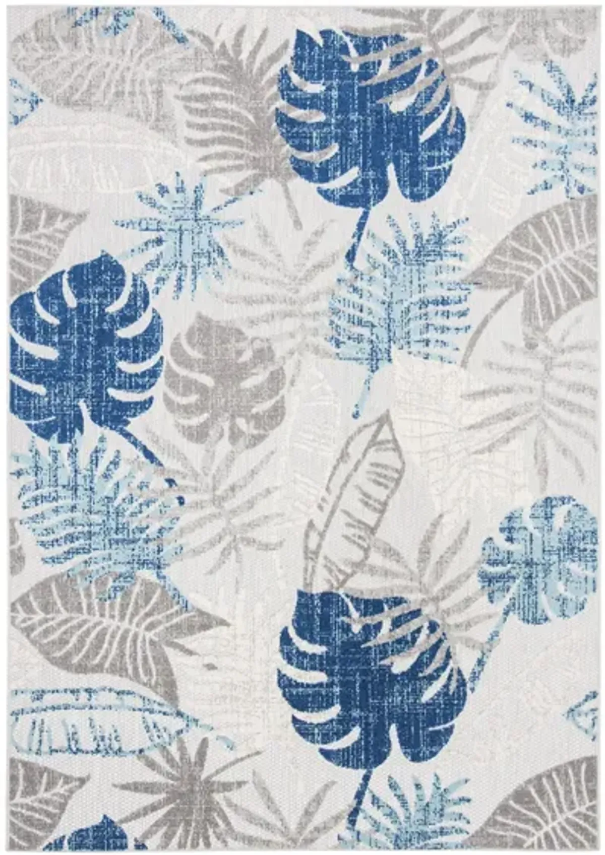 Cabana V Area Rug in Gray & Blue by Safavieh