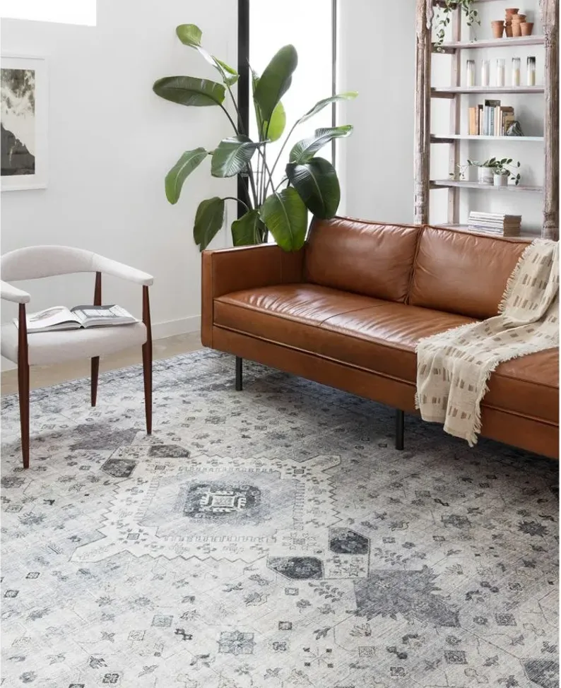 Skye Accent Rug in Silver/Grey by Loloi Rugs