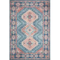 Skye Area Rug in Turquoise/Terracotta by Loloi Rugs