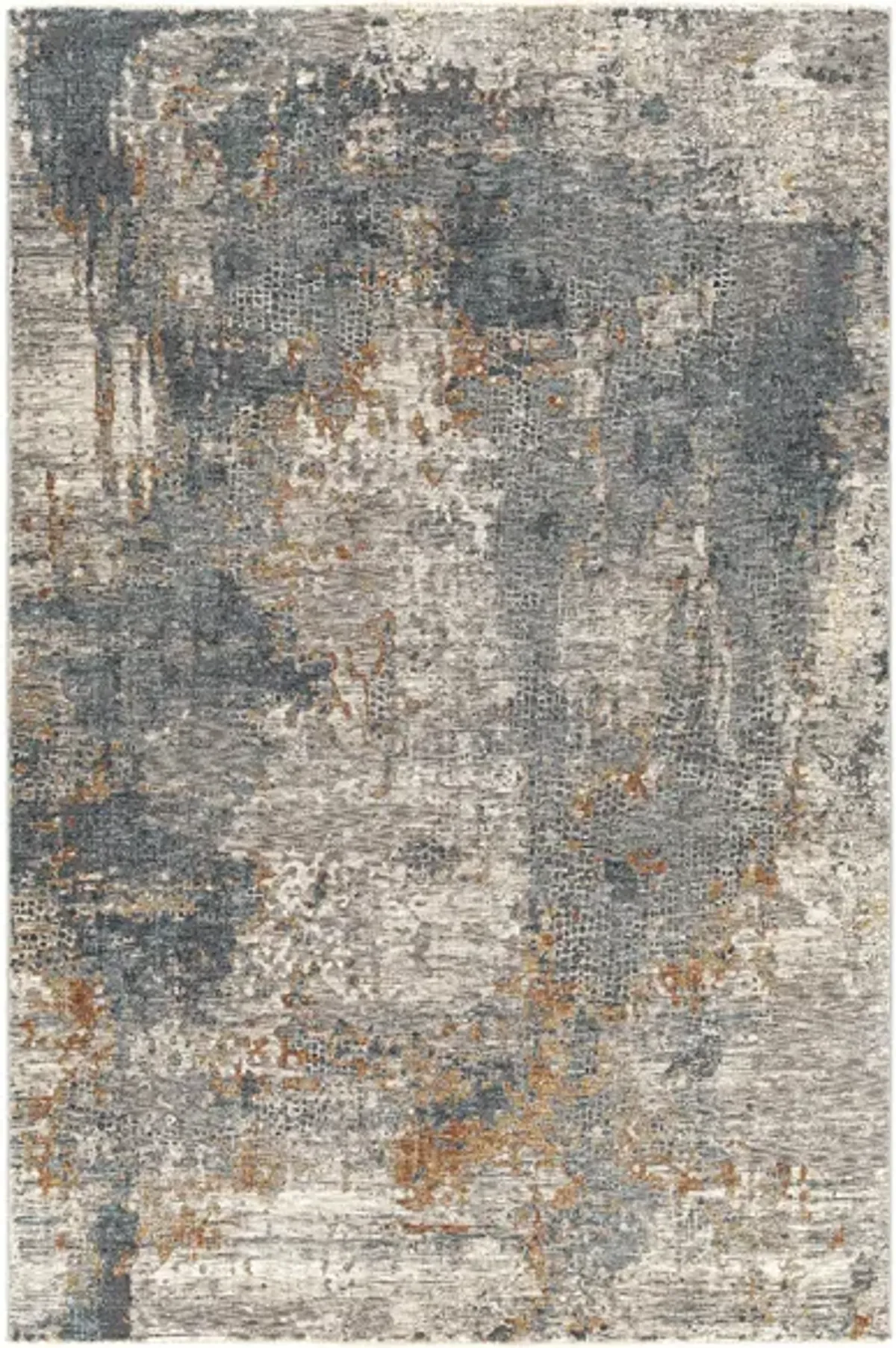 Caerdyf Pembroke Area Rug in Gray, Tan, Blue, Clay by Surya