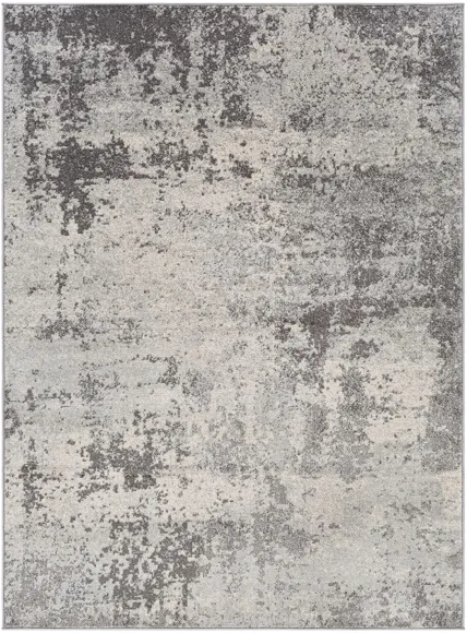 Staffordshire Area Rug in Medium Gray, White by Surya