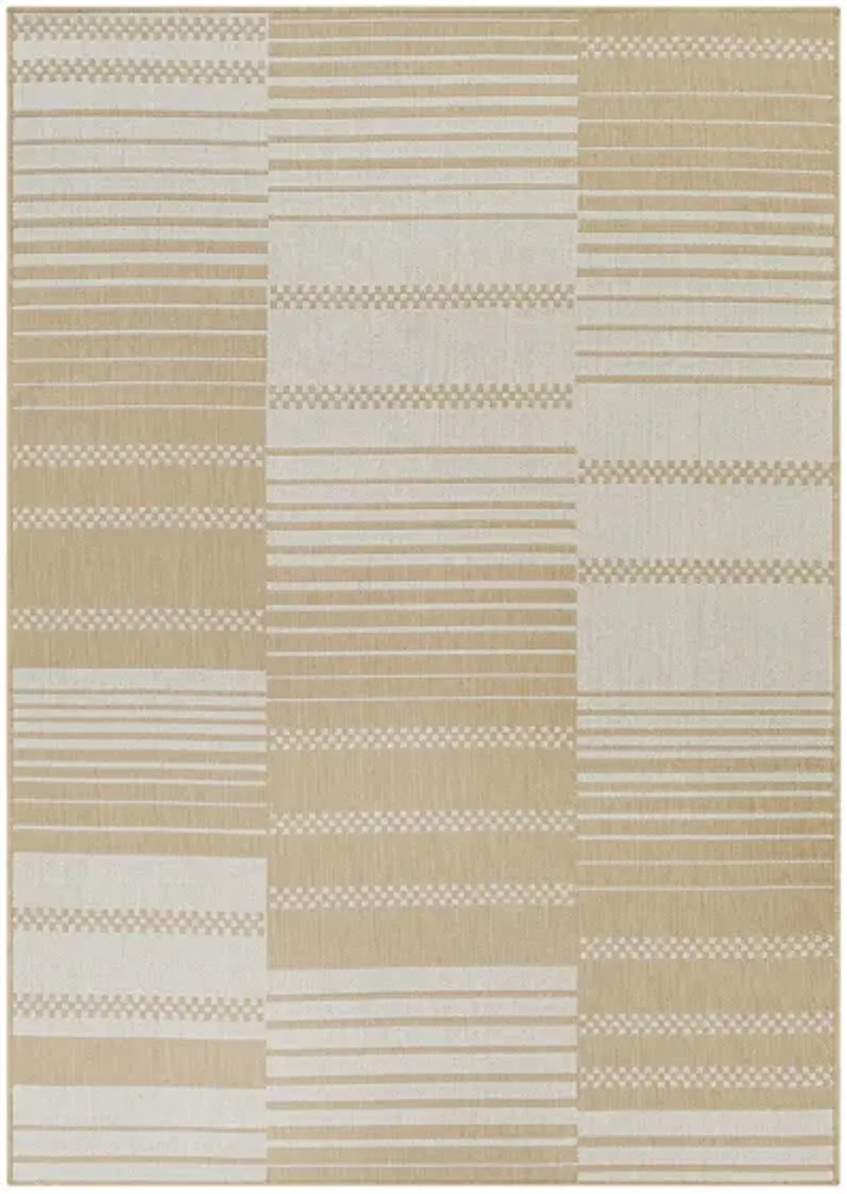 Malibu Fade Indoor/Outdoor Area Rug in Beige, Light Beige by Surya