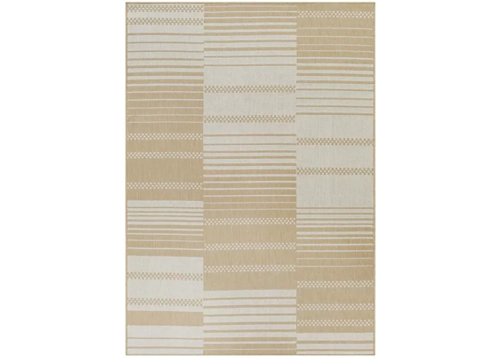 Malibu Fade Indoor/Outdoor Area Rug in Beige, Light Beige by Surya