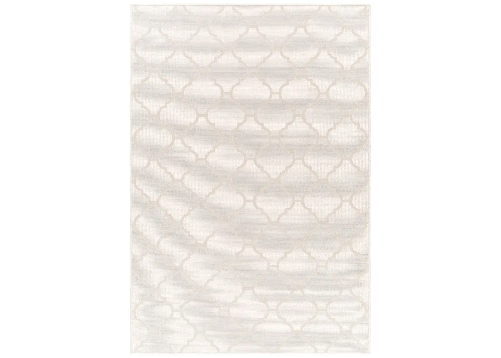 Pasadena Sage Indoor/Outdoor Area Rug in Cream by Surya