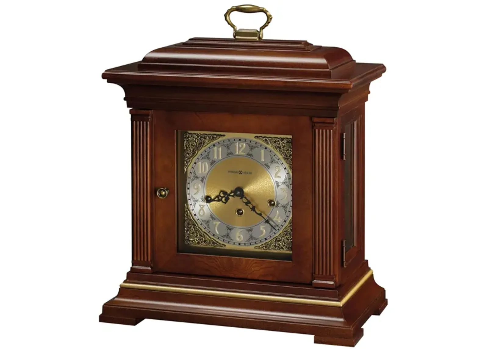 Thomas Tompion Mantel Clock in Windsor Cherry by Howard Miller