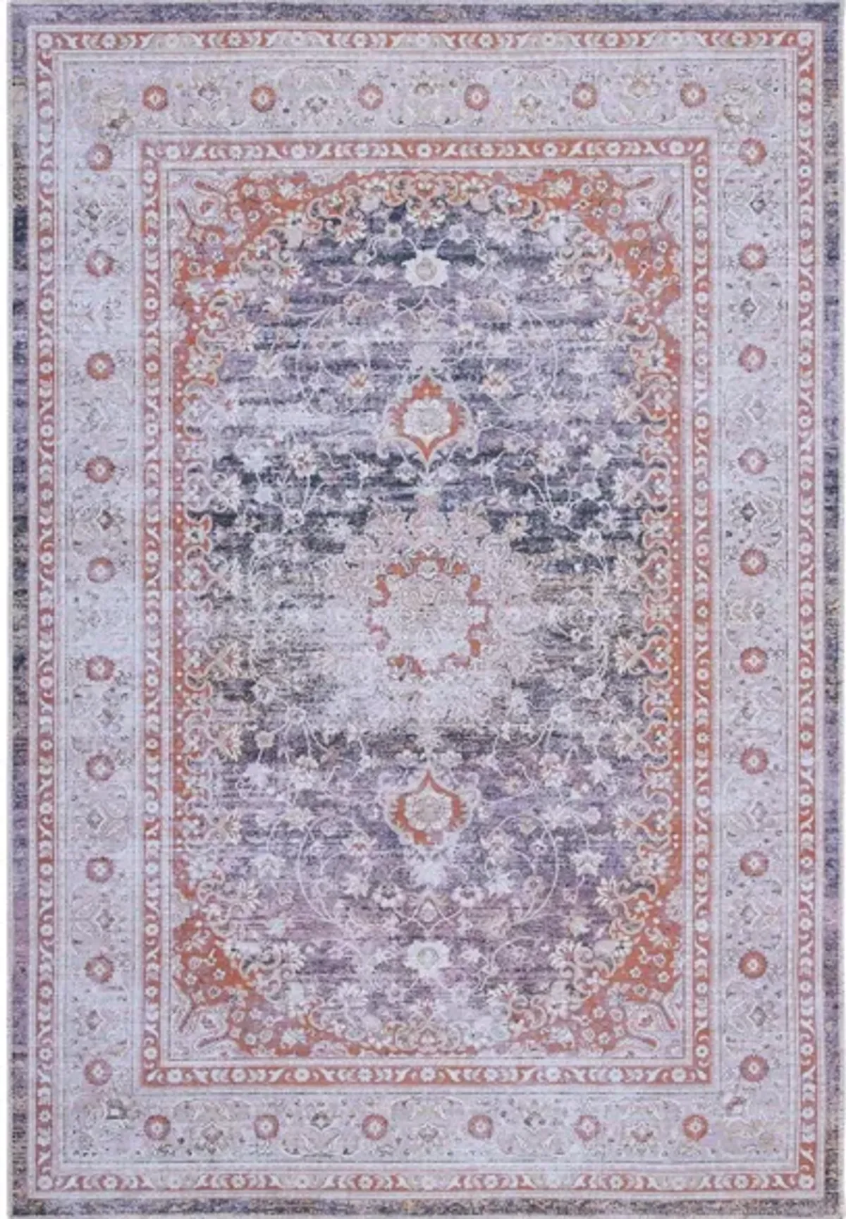 Serapi Area Rug in Gray & Light Gray by Safavieh