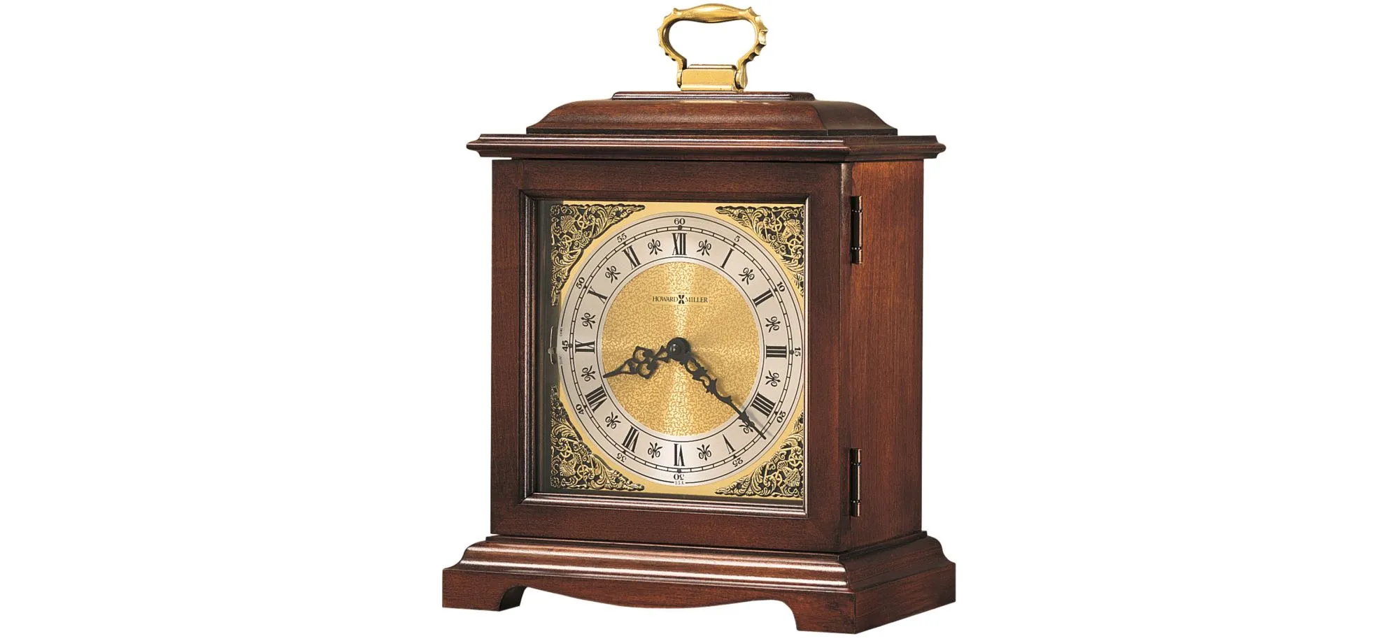 Horloge Murale Howard Miller Lambourn I - Finition Windsor Cherry (bois) - Mouvement Quartz - Carillon Westminster - Dimensions 14.25" X 28" X 5.75"